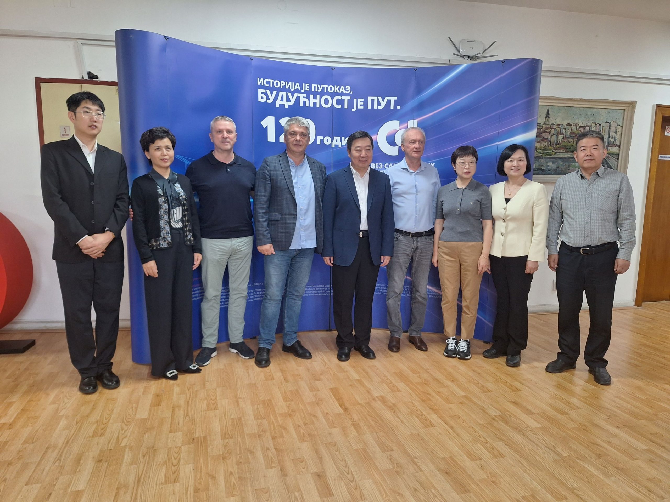 DELEGACIJA FEDERACIJE SINDIKATA IZ KINESKE PROVINCIJE ŠANDONG U POSETI SSSS i SSMS